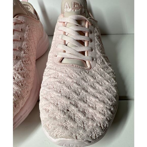 APL TechLoom Phantom Sneakers Women's Pink Textured Knit Size 9.5 Lightweight - Picture 4 of 11